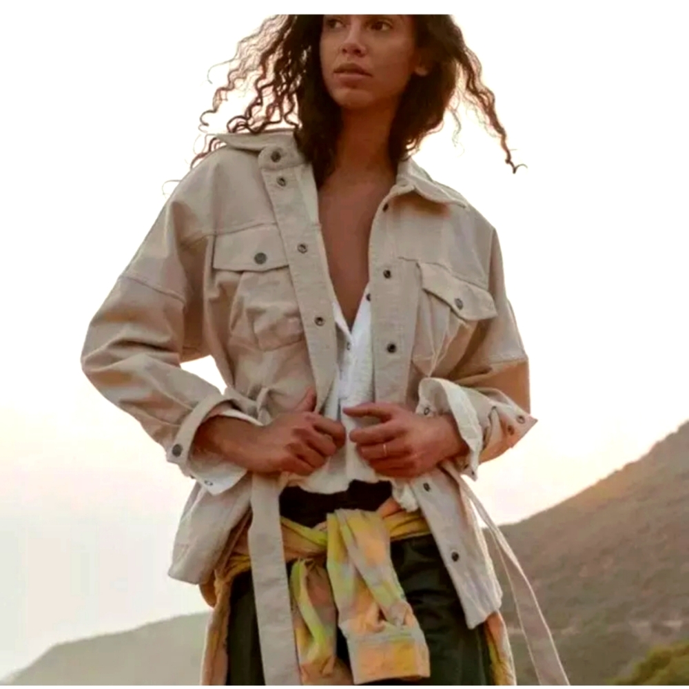 SOLD                                       Free People Clyde Shirt Jacket